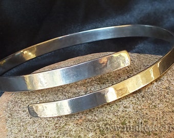 Silver sterling custom ARM BRACELET /*\ Elvish Style - Gothic