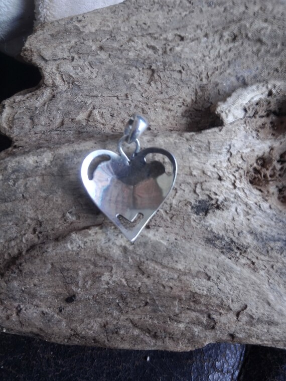 Pendentif Argent « Je T’aime Comme Le Ciel » Motif Chêne - Occasion - Bijou Symbolique