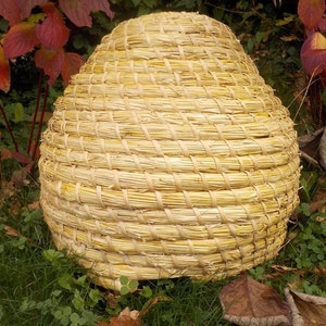 Skep Beehive Traditional Medieval style materials natural image 1