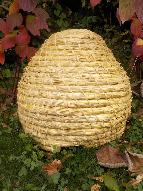 Skep Beehive Traditional Medieval Style Materials Natural Etsy