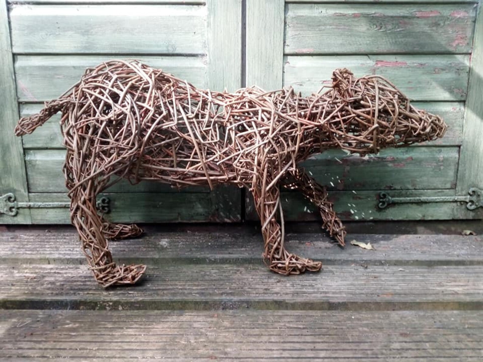 Willow Bear Cub Sculpture Willow Gift Willow Animals Etsy UK