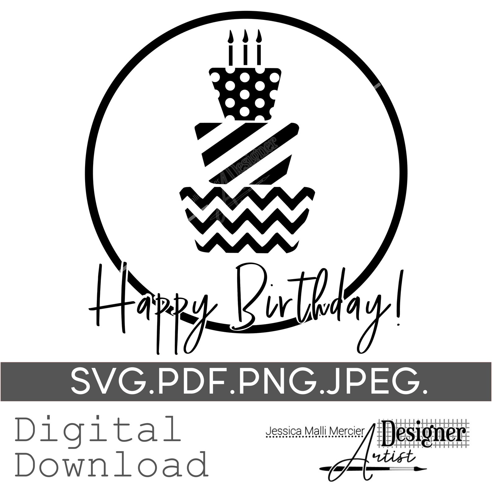 Happy Birthday SVG Files Happy Birthday SVG Bundle Happy Birthday B