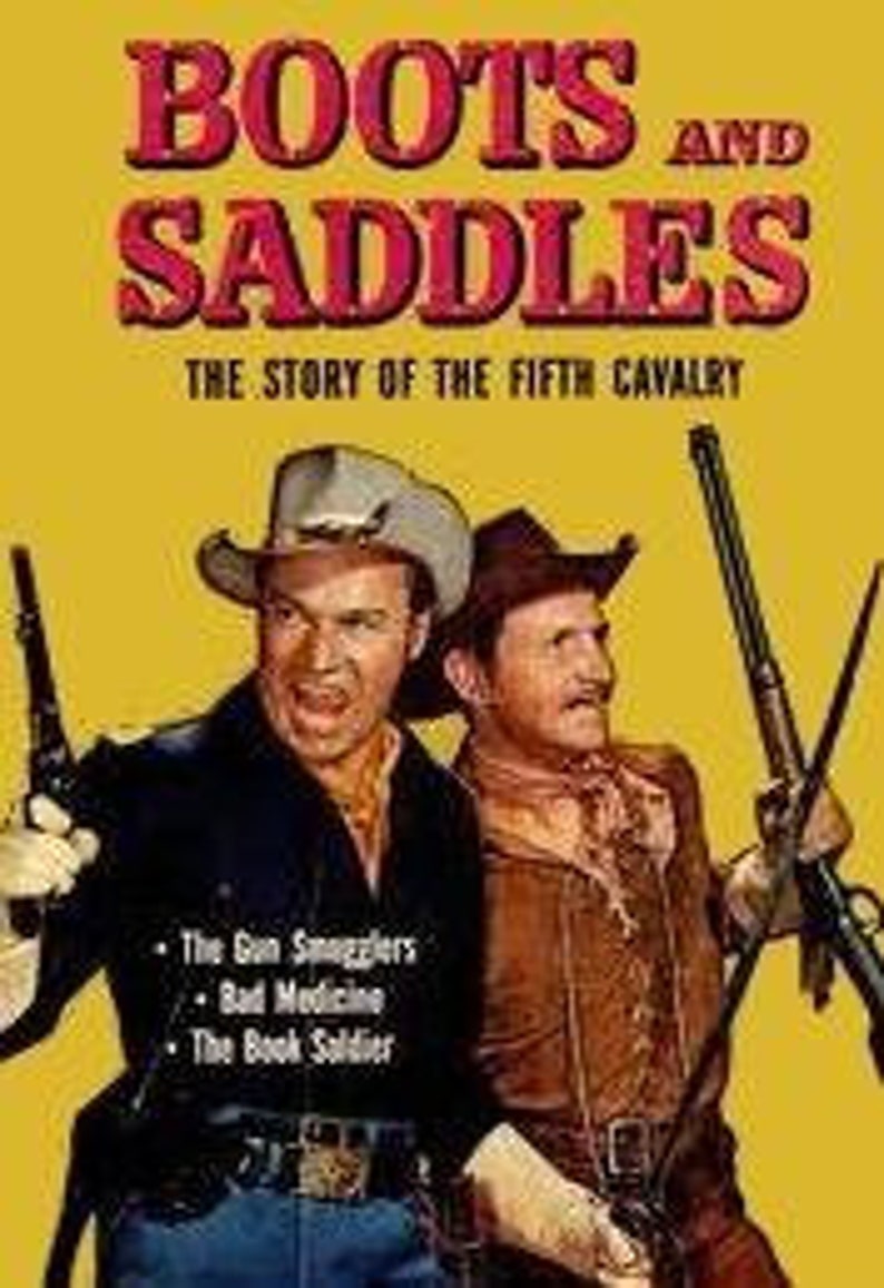 Boots and Saddles 19561958 TV Series, 7 Episodes DVDR Etsy