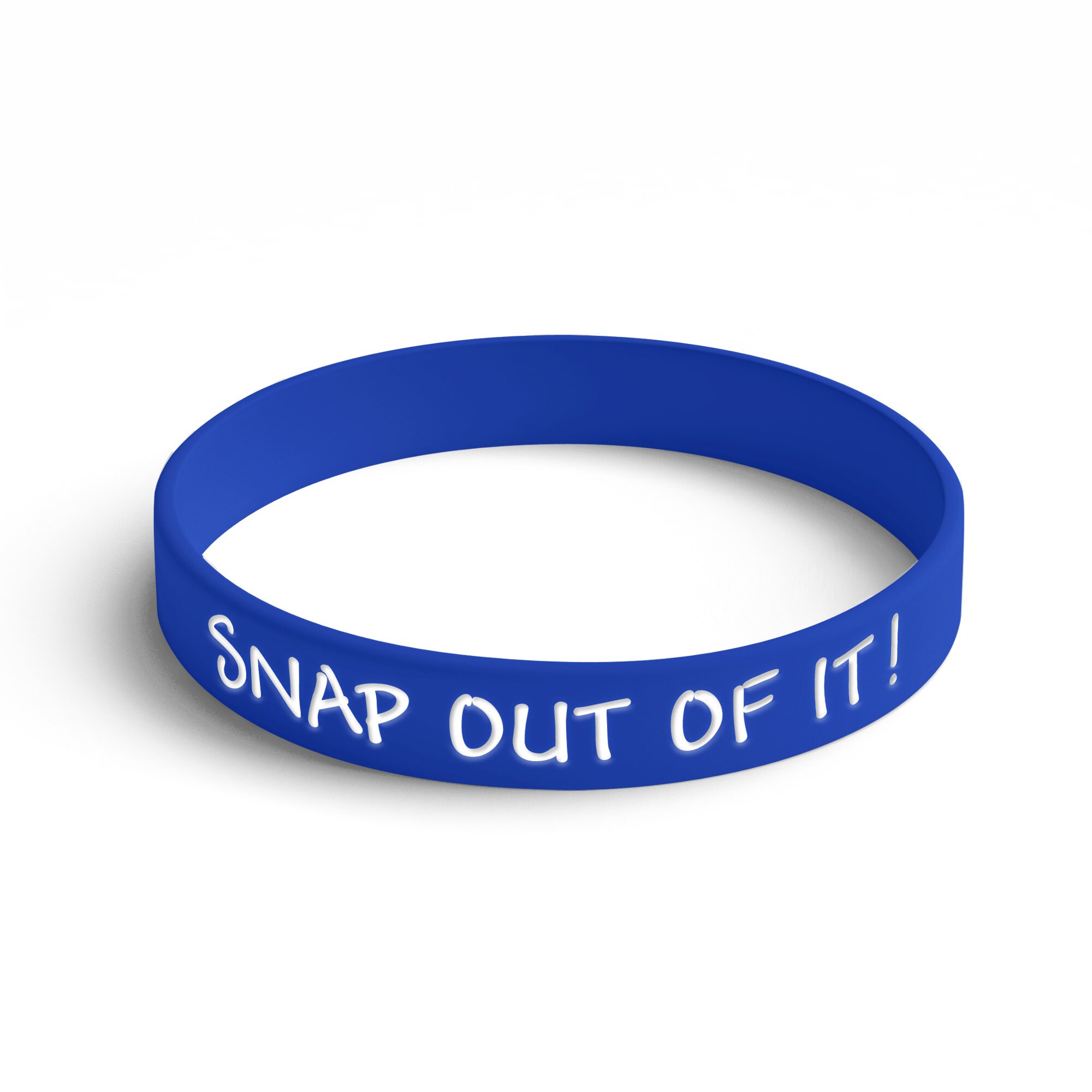 Snap Out of It Reminder Bracelet Anxiety Snap Wristband Rubber Bracelet Anxiety Relief Positive Thinking Mental Health Silicone Bracelet Etsy