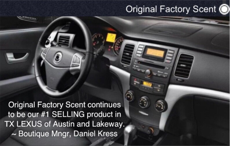 Luxury New Car Smell Original Factory Scent Air Freshener Etsy