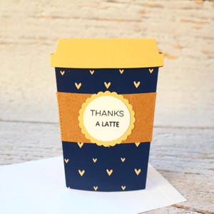 Porte-cartes café pour lui/papa. Carte café bleu marine, porte-monnaie, cadeau d'anniversaire/fête des pères, cadeau amateur de café père papa