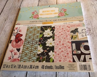 Recollections A Winters Night Christmas Holiday Scrapbook Paper Pad 48 Sheets 12 X 12
