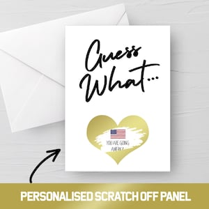 Personalised GUESS WHAT? Birthday/Anniversary scratch off Greeting card, Scratch card. Custom scratch card, Custom wedding card,Any occasion