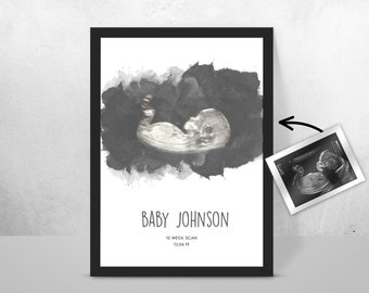 personalised baby scan gifts