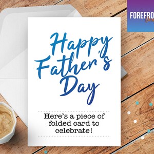 Tarjeta de felicitación personalizada del día del padre DAD FUNNY - cualquier ocasión o evento / padre / papá / papá / idea de regalo del día del padre / divertido / regalo de cumpleaños falso