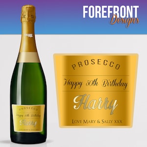 Etiqueta de champán personalizada - Celebración perfecta / Cumpleaños / Boda / Regalo de compromiso / CUALQUIER OCASIÓN o EVENTO