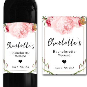 Étiquette personnalisée de bouteille de vin demoiselle d’honneur 21ème / 30ème / 40ème / 50ème cadeau -Idéal Célébration / Anniversaire / Anniversaire / Étiquette de bouteille cadeau de mariage