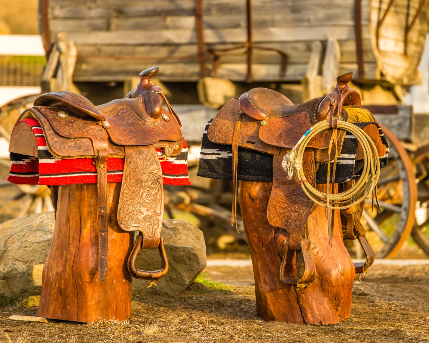 Western Saddle Stools Etsy