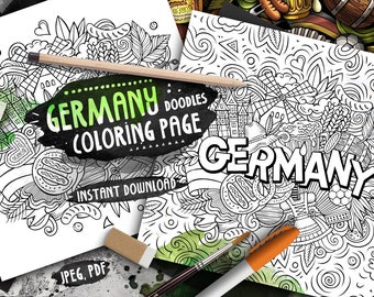 DEUTSCHLAND Digitale Malseite/ Ausmalbilder zum Ausdrucken/ Ausmalbilder zum Ausdrucken/ Ausmalbilder zum Ausdrucken/ PDF