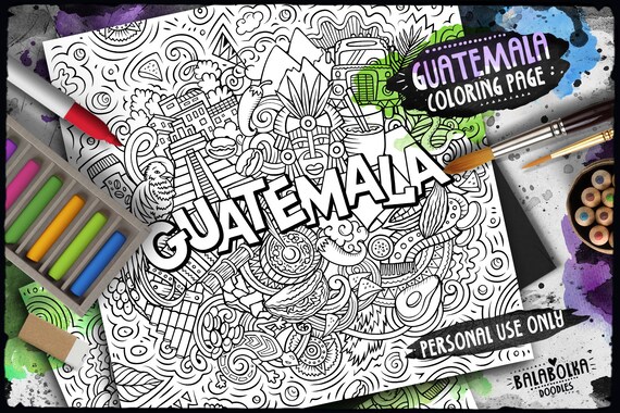 Guatemala Coloring Pages - Il 570xN.4479624195 7xzb
