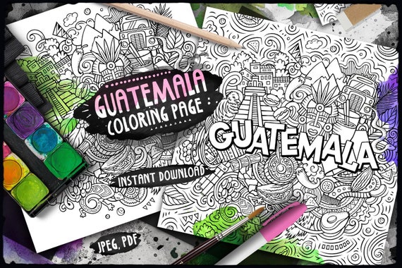 Guatemala Coloring Pages - Il 570xN.4432268964 21uw