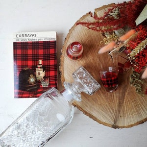 Gift box, vintage crockery set, Carafe and mismatched glasses, book