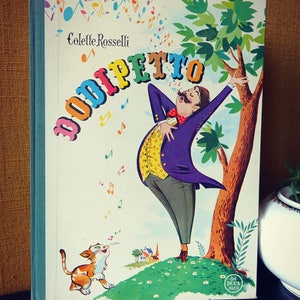 Illustrated book DODIPETTO, French vintage youth album 1956 image 1