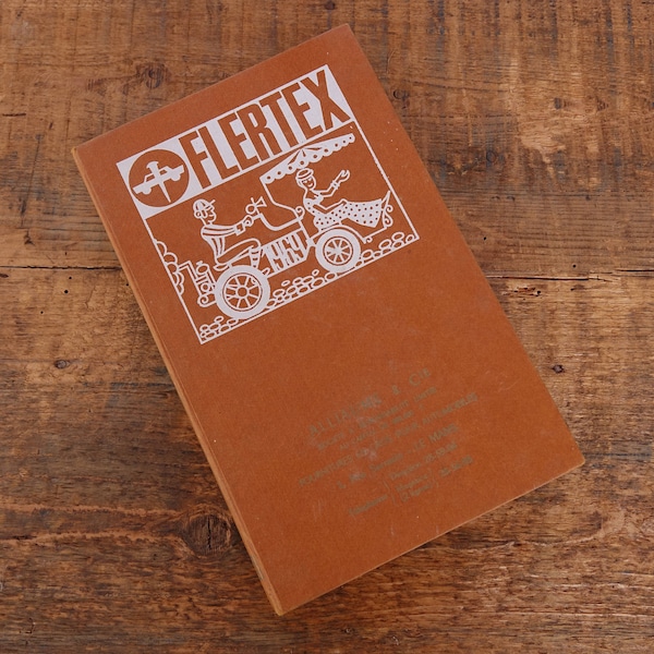 Agenda publicitaire de 1969 - agenda "FLERTEX" à offrir ! French diary vintage - Cahier prises de notes, scrapbooking...