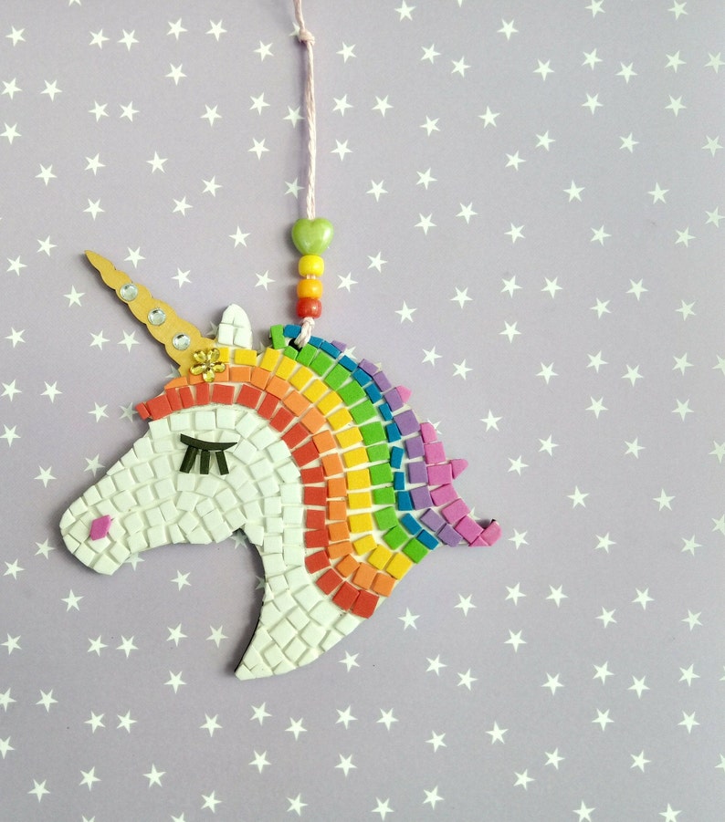 Children's Craft Kit Mosaic Make Your Own Mosaic Kit Etsy