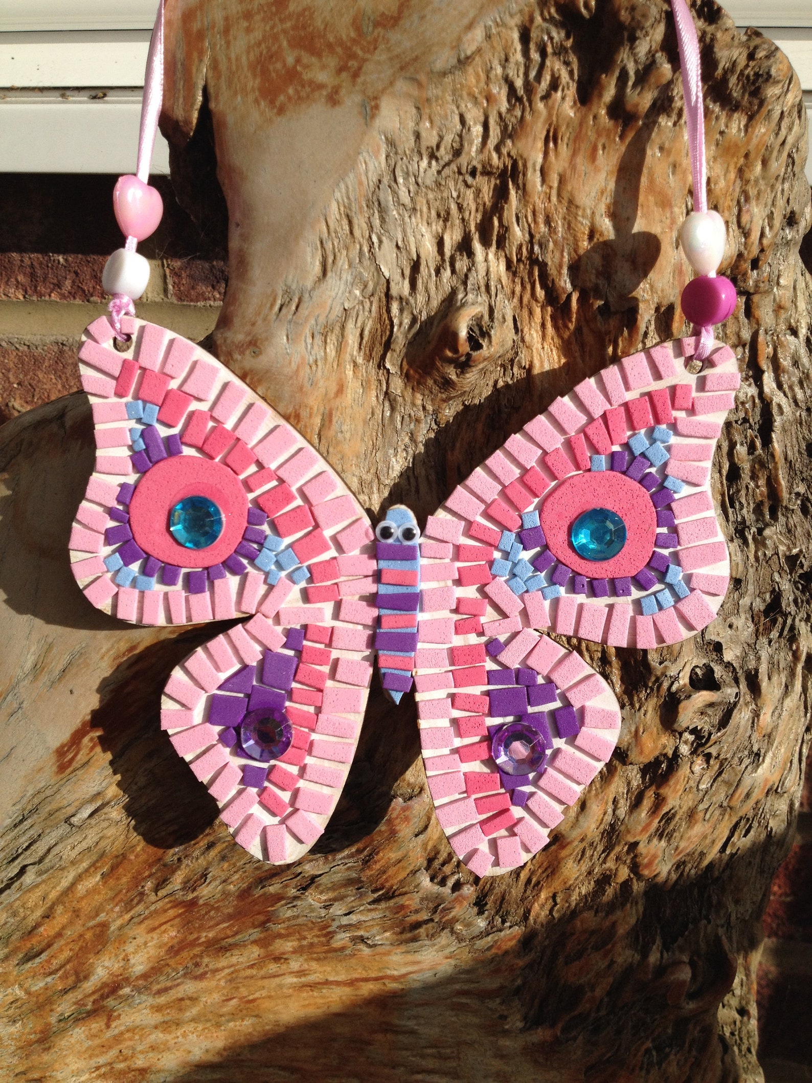 Mosaic Butterfly Kit Make Your Own Mosaic Kit Birthday Etsy