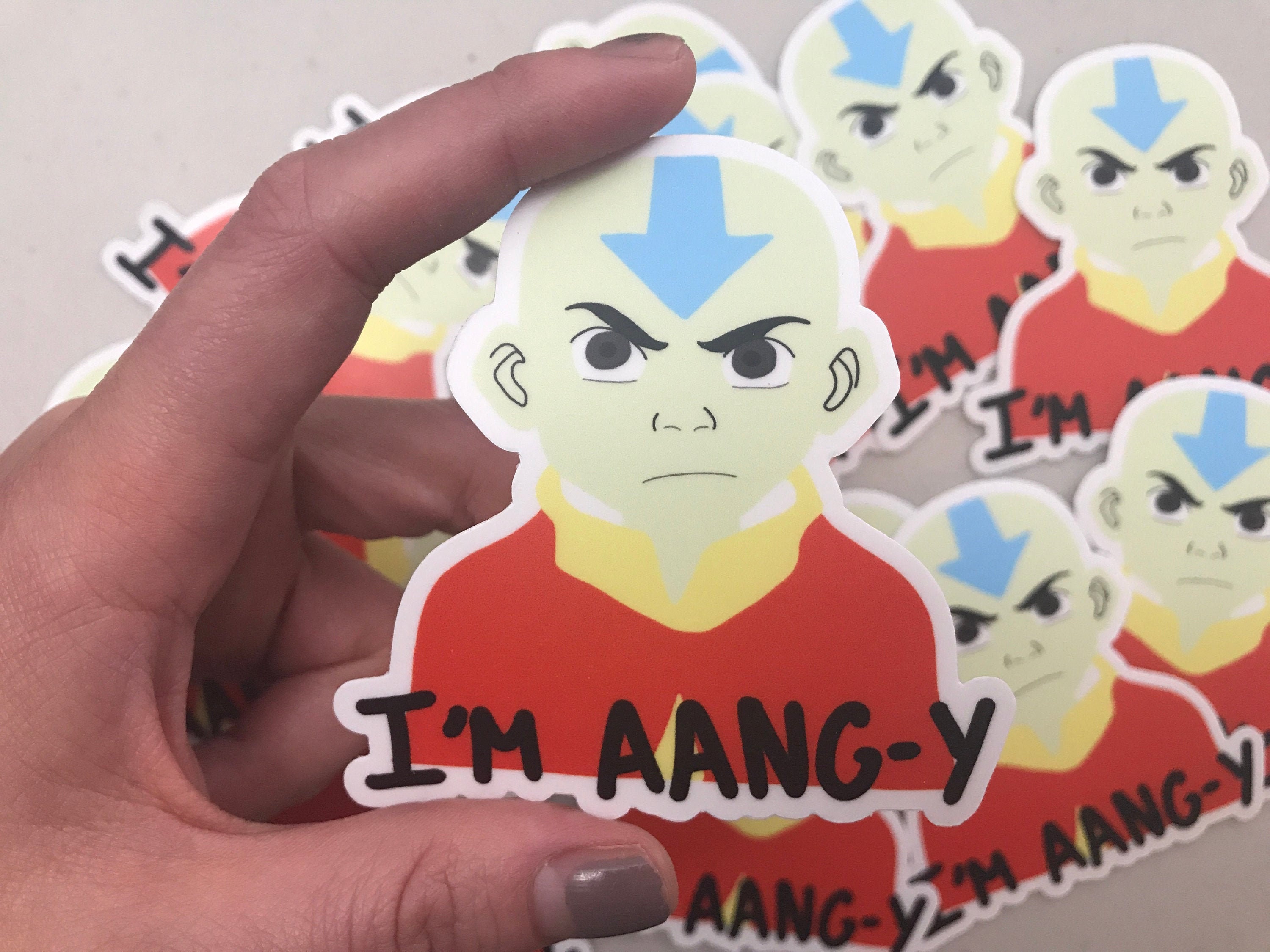 Aang Sticker Zuko Sticker Avatar the Last Airbender Sticker Etsy