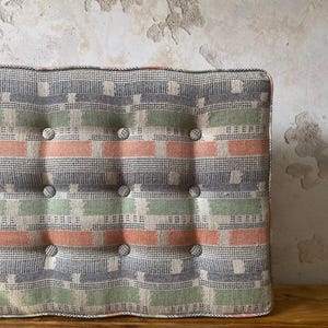 Custom Piped Bench Cushion in Christopher Farr Loom Weave Fabric - Please note full price is on quotation