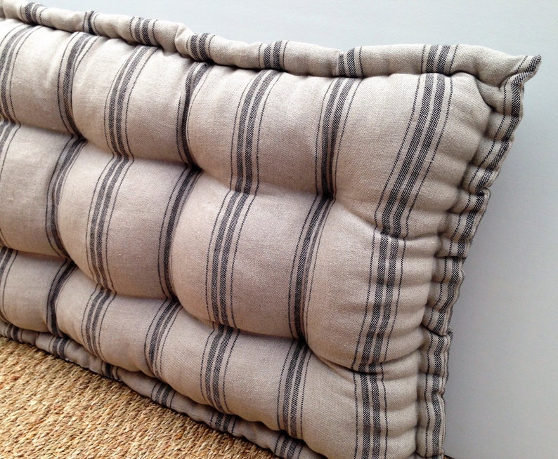 Custom Bench Cushion French Mattress Quilted Made to Etsy UK