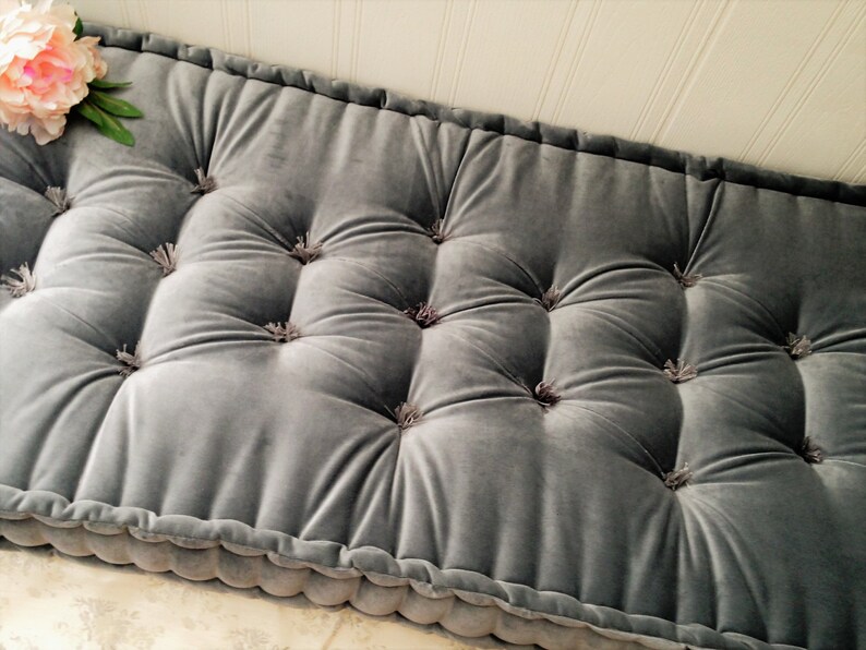 Handmade French Mattress Box Cushion Bench Seat Pad Etsy