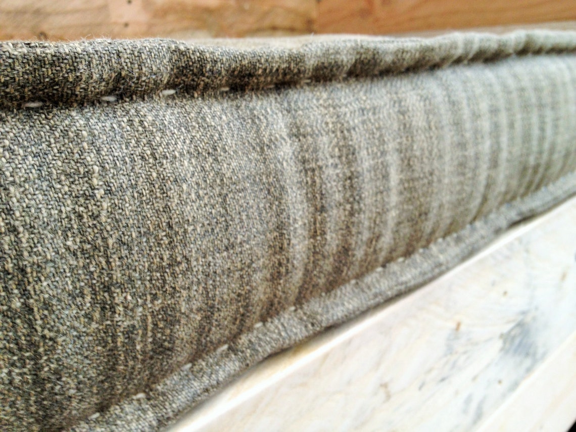 French Style Box Cushion Made to Measure Buttoned Tufted Etsy UK