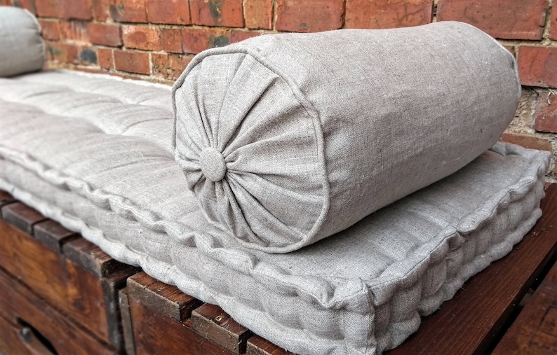 French Mattress Day Bed and Bolster Cushions Bench Seat Pad Etsy