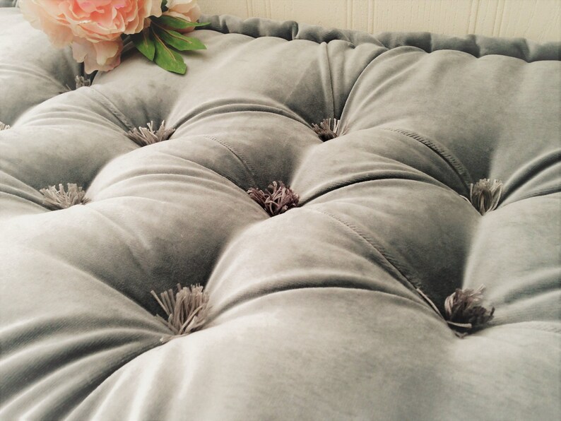 Handmade French Mattress Box Cushion Bench Seat Pad Etsy