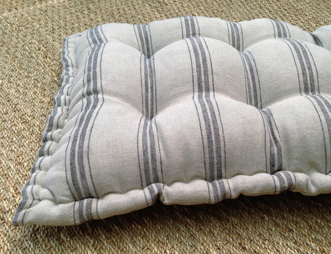 Custom Bench Cushion French Mattress Quilted Made to Etsy
