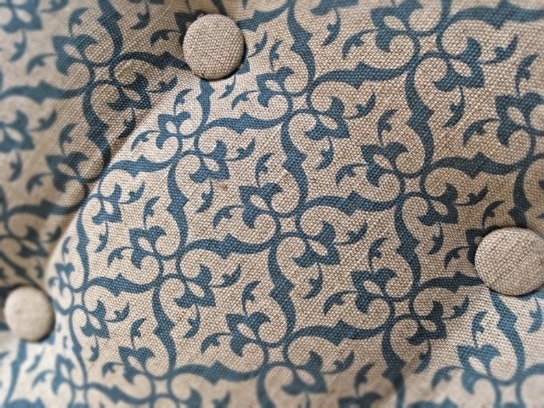 Tufted French Mattress Cushion Handmade Buttoned Quilted Etsy