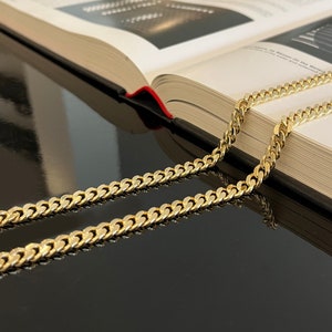 Curb gold filled chain, 18k gold filled, 7mm curb chain, gold cuban chain bulk wholesale, body chain, chain by the foot