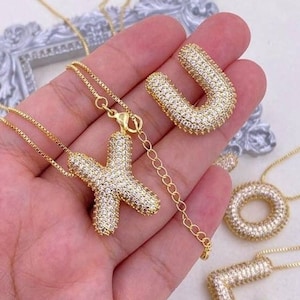 Bubble letter pendant wholesale discount