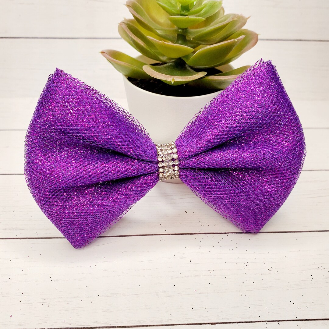 Tulle Hair Bows Gymnastics Hair Bow, Cheer Hair Bow, Girls Hair Bow