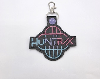 Porte-clés Huntrix Kpop - étiquette de sac démoniaque, étiquette de sac à dos, étiquette de bagage