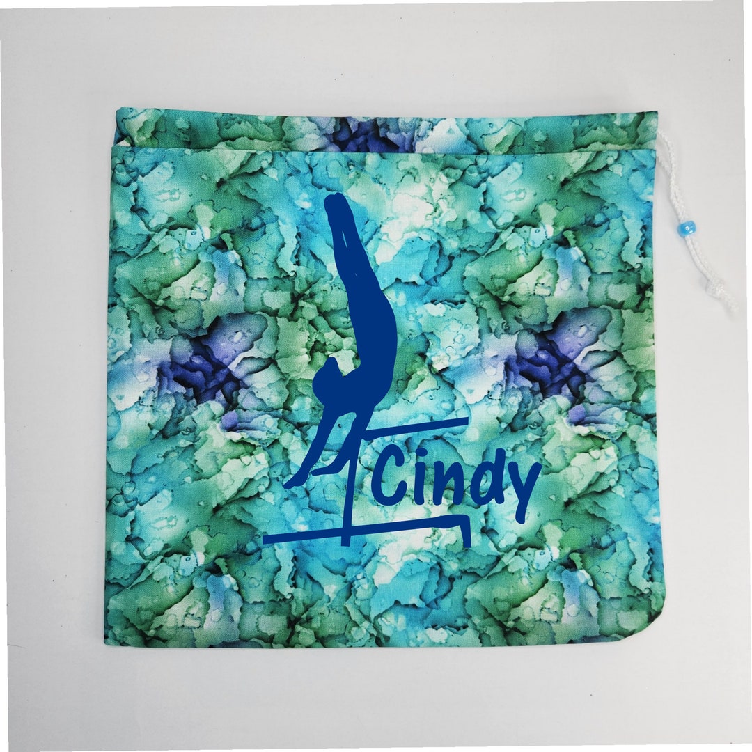 Personalized Grip Bag Gymnastics Grip Bag, Paint Splatter Grip Bag
