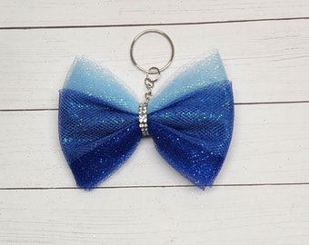 Bow Keychains- Ombre bow  Gymnastics gift, Meet gift, Cheer gift, Girls Keychain, Gymnastics bow, Girls birthday gift, Pro shop items