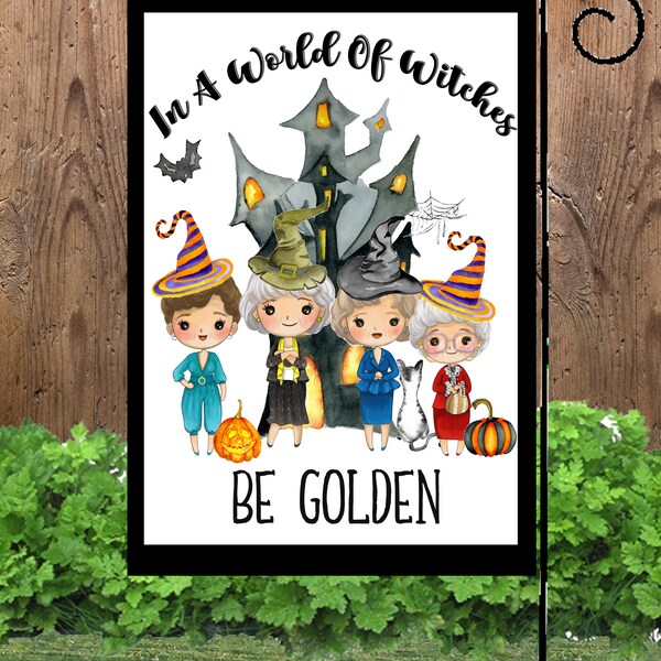 Golden Girls Garden Flag G2028