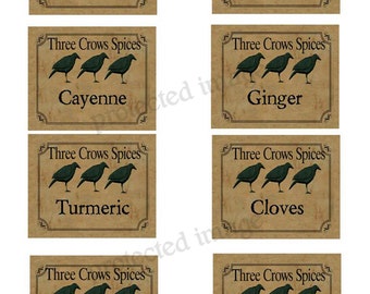 Primitive Spice Labels