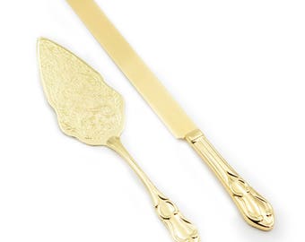 Gold Cake Server Etsy