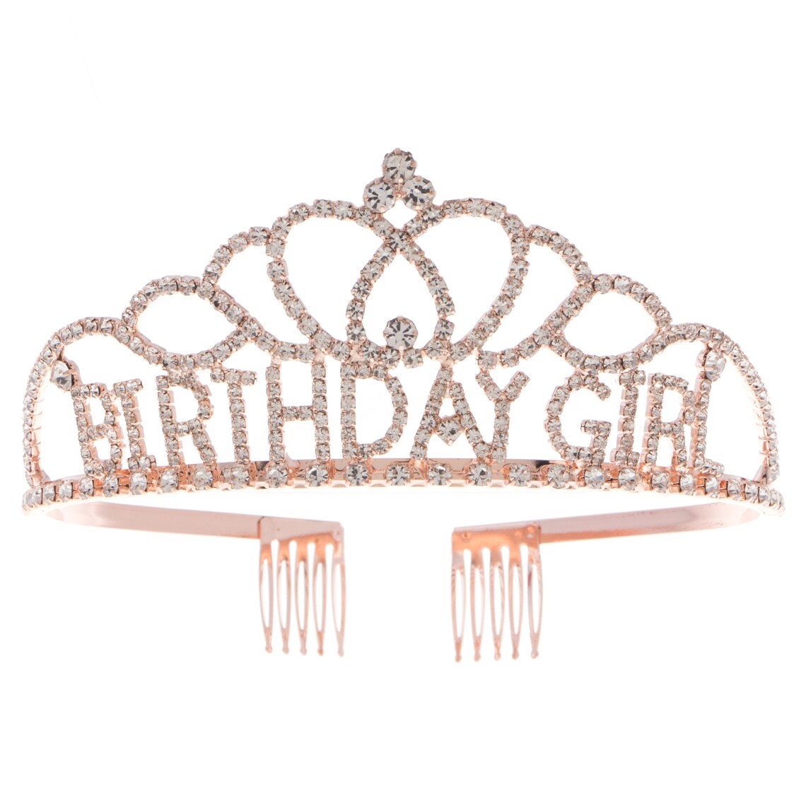 Birthday Girl Tiara Rose Gold Crown for Women Party Etsy