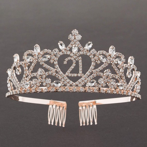 21st birthday tiaras and crowns discount