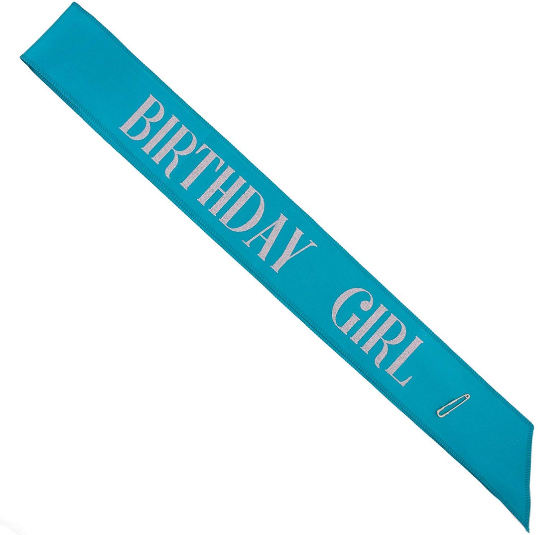 Birthday Girl Sash Party Accessories for Happy Birthday Girl Sashes for Women, Teens, Girls