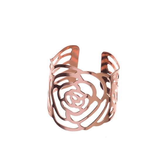 Rose Gold, 100 Ella Celebration Napkin Rings for Wedding Napkin Ring Holders Bulk
