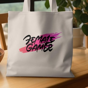 女性ゲーマートートバッグ、ゲーム愛好家バッグ、ゲーマーギフトトート、ゲーマーへのギフト、ゲーム愛好家バッグ、ビデオゲームトート、ゲーマーガールバッグ
