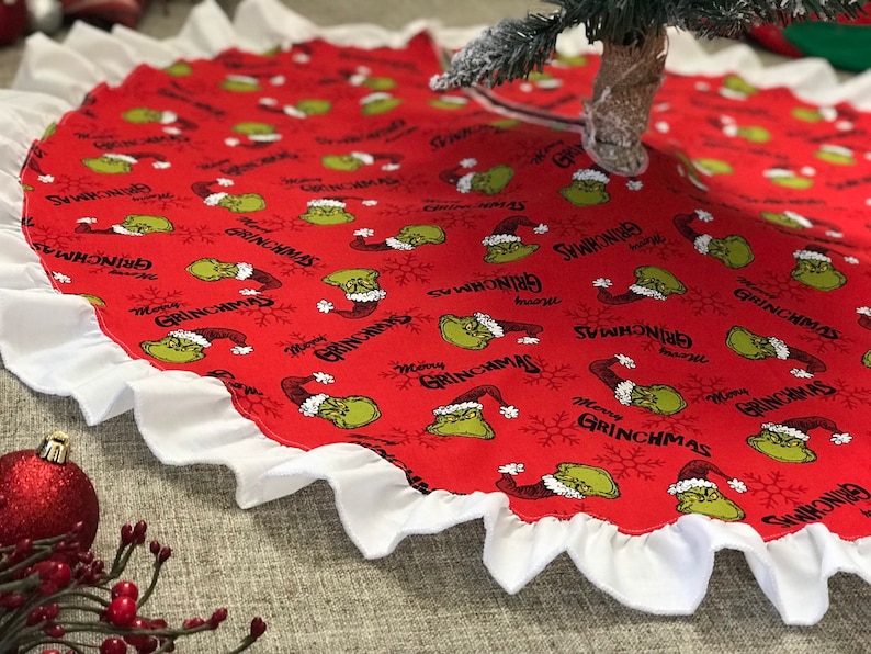 The Grinch Christmas Tree Skirt  40 wide