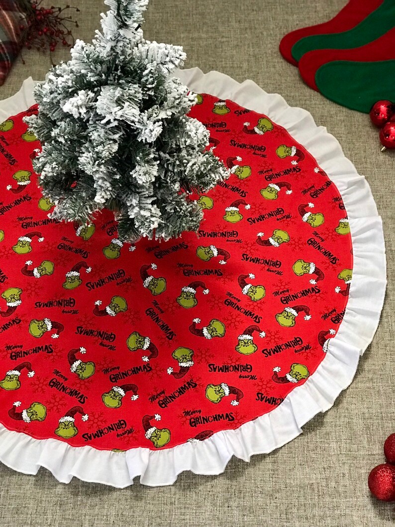 The Grinch Christmas Tree Skirt  40 wide